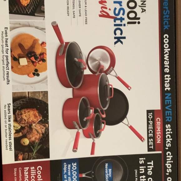 10 piece Ninja Vivid nonstick cookware